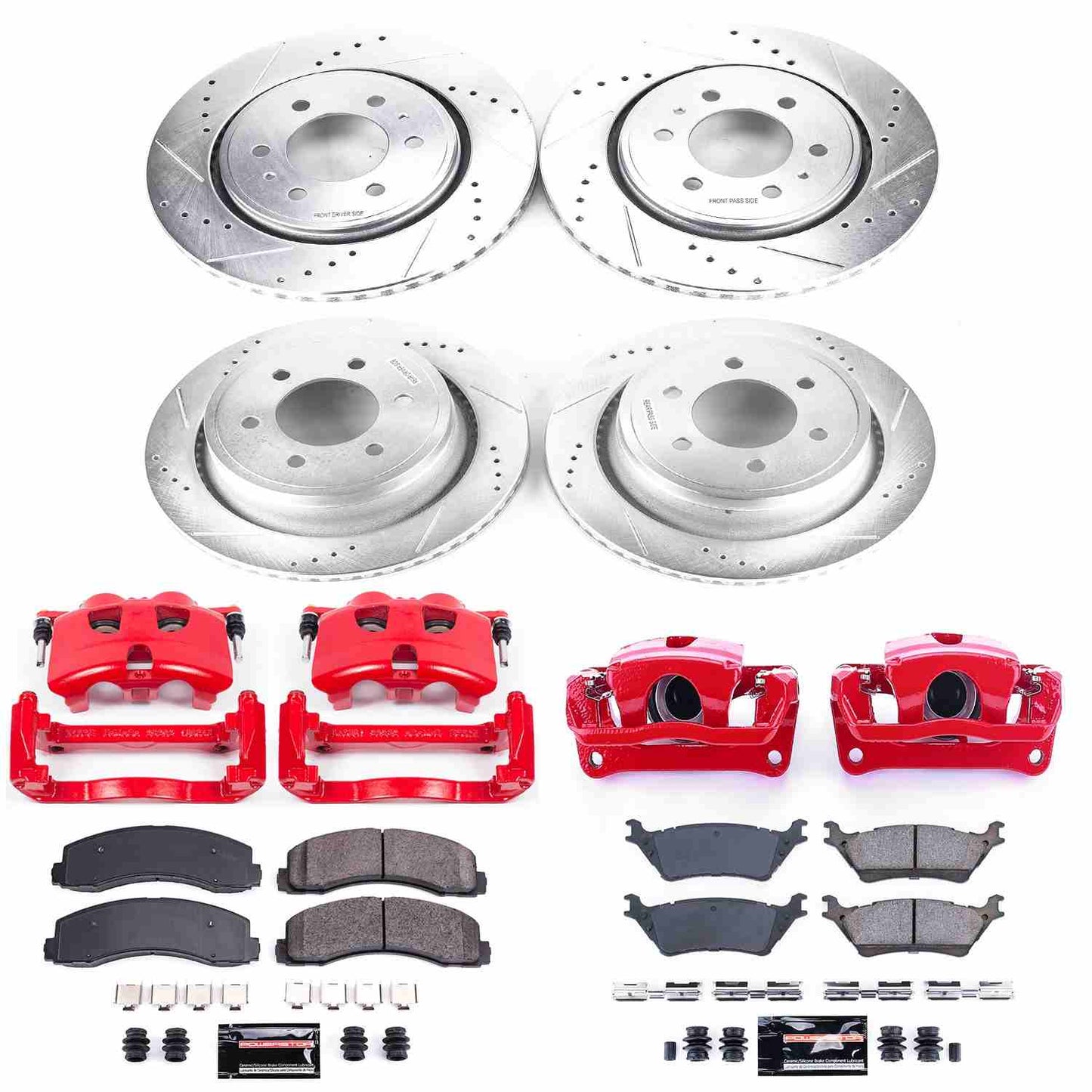 PowerStop Power Stop 12-18 Ford F-150 Z23 Evolution Kit w/ Calipers - Front and Rear KC6268