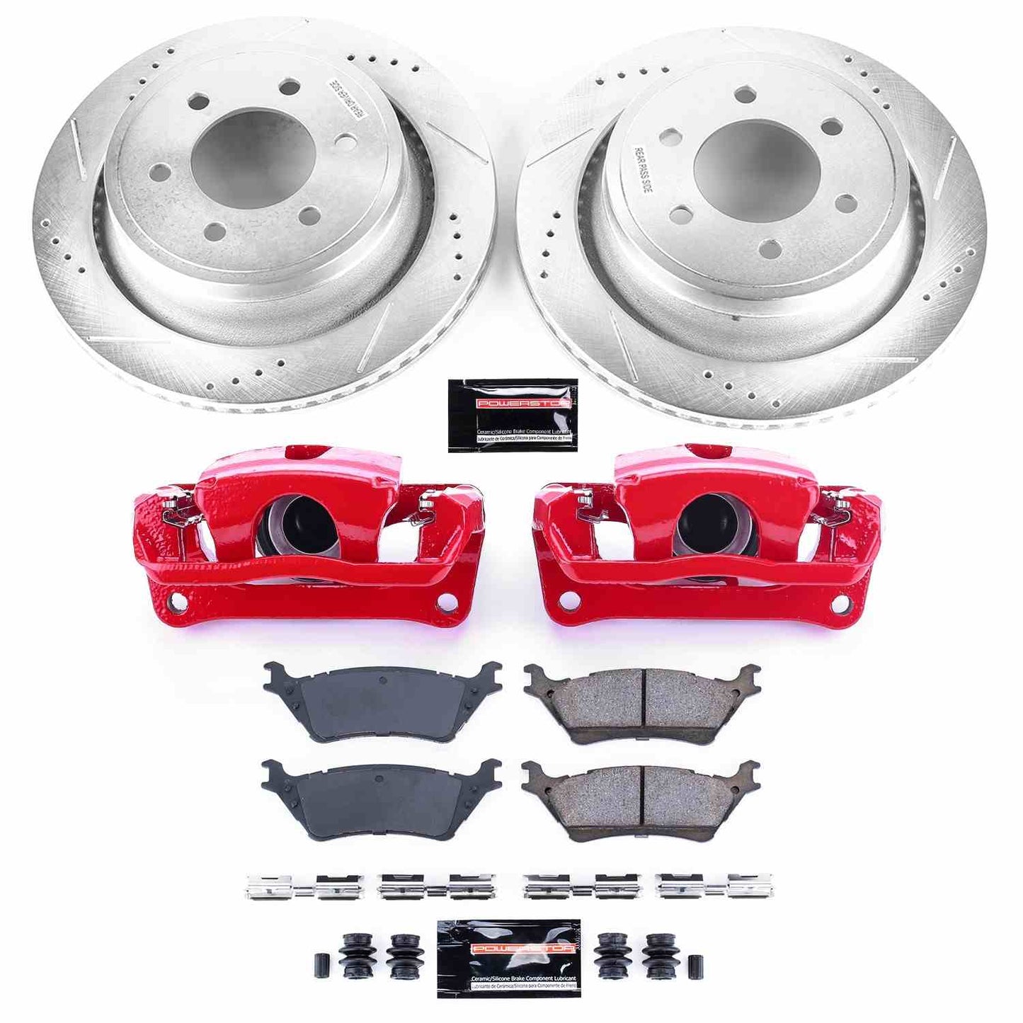 PowerStop Power Stop 12-18 Ford F-150 Z23 Evolution Kit w/ Calipers - Rear KC6271