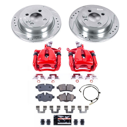PowerStop Power Stop 07-10 Mini Cooper Z23 Evolution Kit w/ Calipers - Rear KC6281