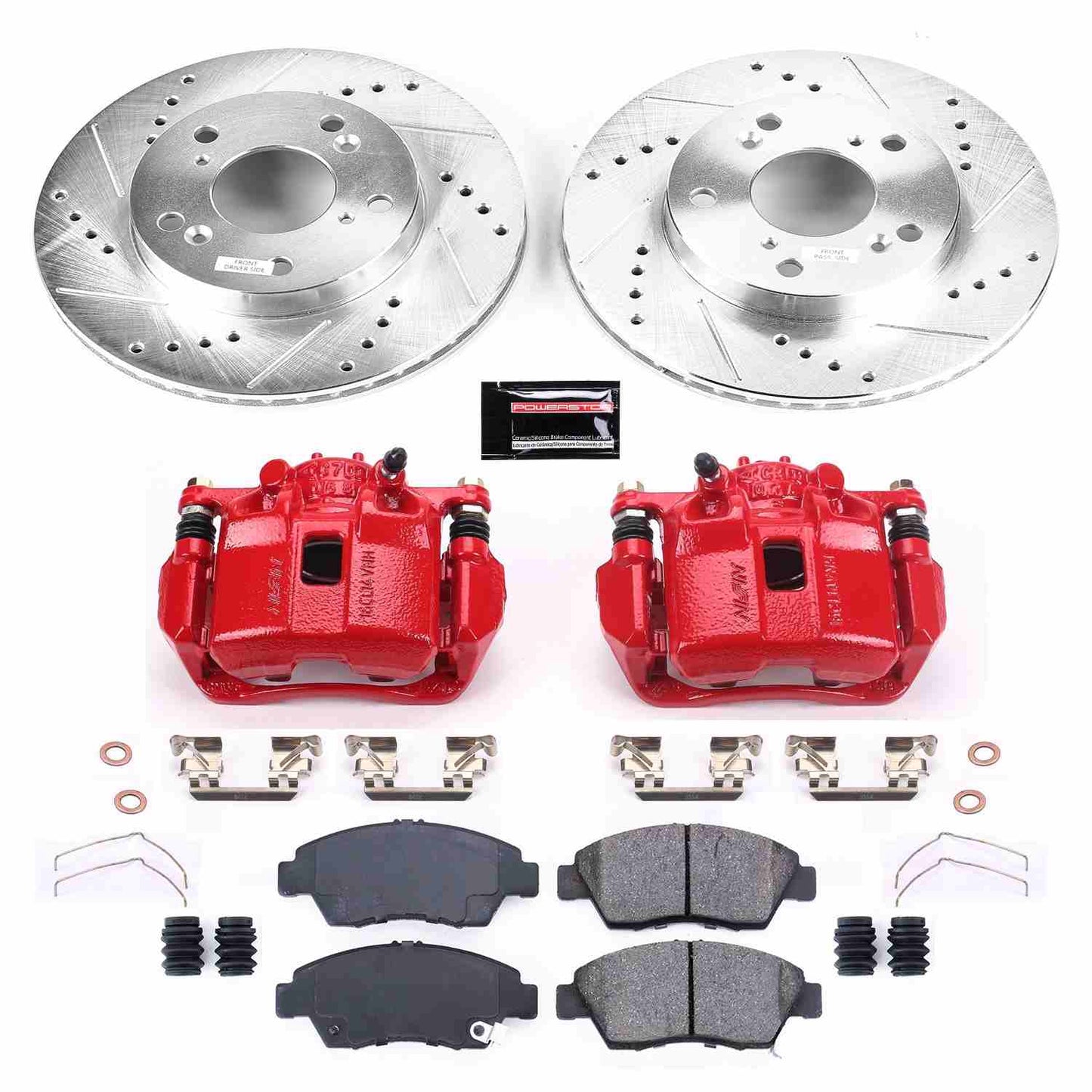 PowerStop Power Stop 13-15 Acura ILX Z23 Evolution Kit w/ Calipers - Front KC6317