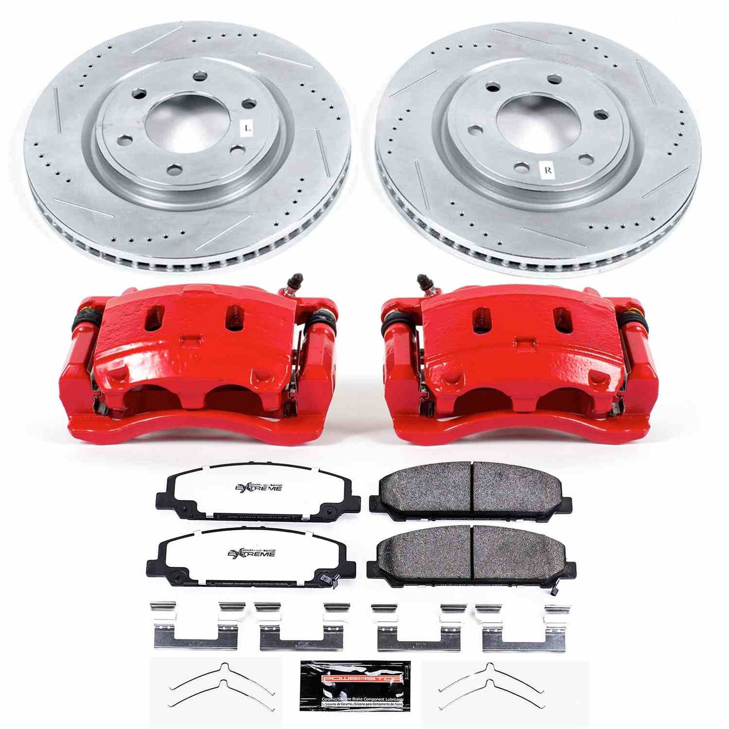 PowerStop Power Stop 11-13 Infiniti QX56 Front Z36 Truck & Tow Brake Kit w/Calipers KC6321-36