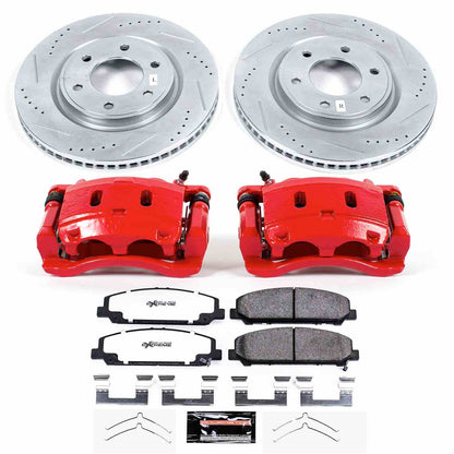 PowerStop Power Stop 11-13 Infiniti QX56 Front Z36 Truck & Tow Brake Kit w/Calipers KC6321-36