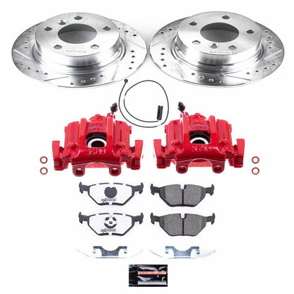 PowerStop Power Stop 96-02 BMW Z3 Rear Z26 Street Warrior Brake Kit w/Calipers KC633-26