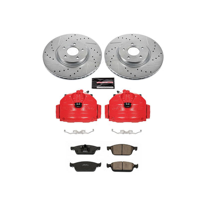 PowerStop Power Stop 13-19 Ford Escape Z23 Evolution Kit w/ Calipers - Front KC6349