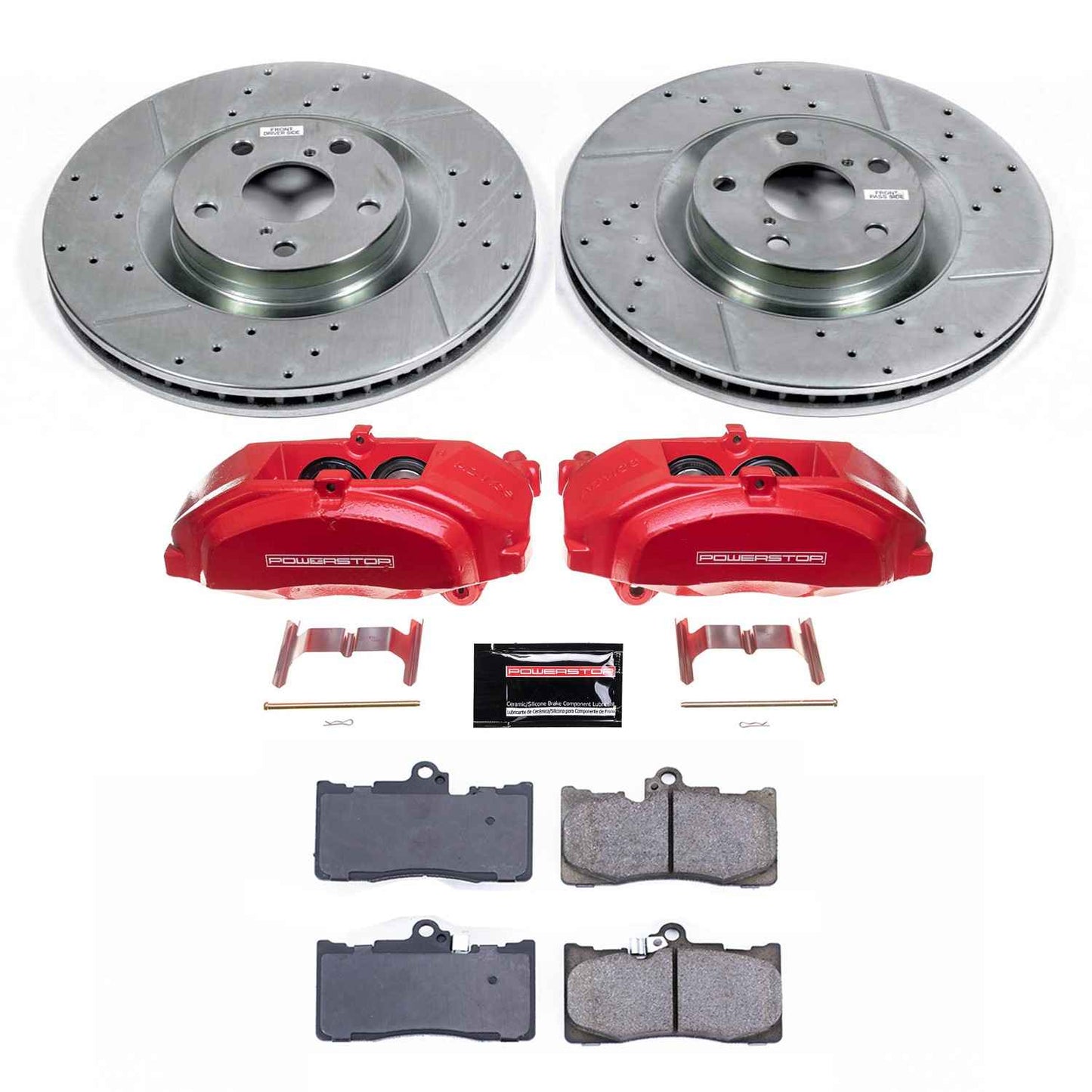 PowerStop Power Stop 16-17 Lexus GS200t Z23 Evolution Kit w/ Calipers - Front KC6353