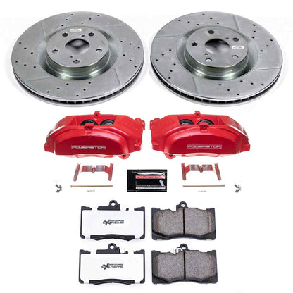 PowerStop Power Stop 13-19 Lexus GS350 Front Z26 Street Warrior Brake Kit w/Calipers KC6355-26