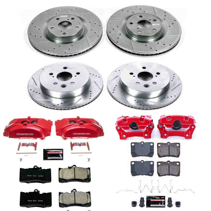 PowerStop Power Stop 2013 Lexus IS350 Z23 Evolution Kit w/ Calipers - Front and Rear KC6356