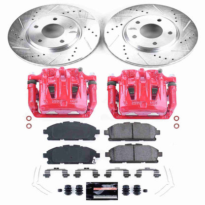 PowerStop Power Stop 11-17 Nissan Quest Z23 Evolution Kit w/ Calipers - Front KC6360