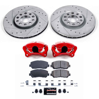 PowerStop Power Stop 15-17 Chrysler 200 Z23 Evolution Kit w/ Calipers - Front KC6372