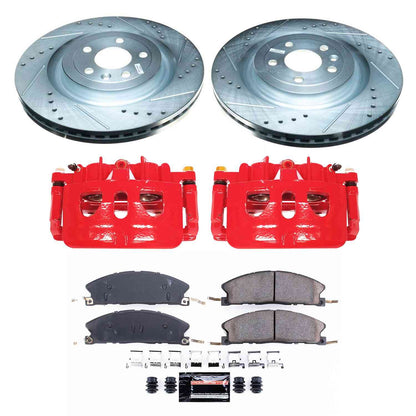 PowerStop Power Stop 13-19 Ford Explorer Z23 Evolution Kit w/ Calipers - Front KC6374