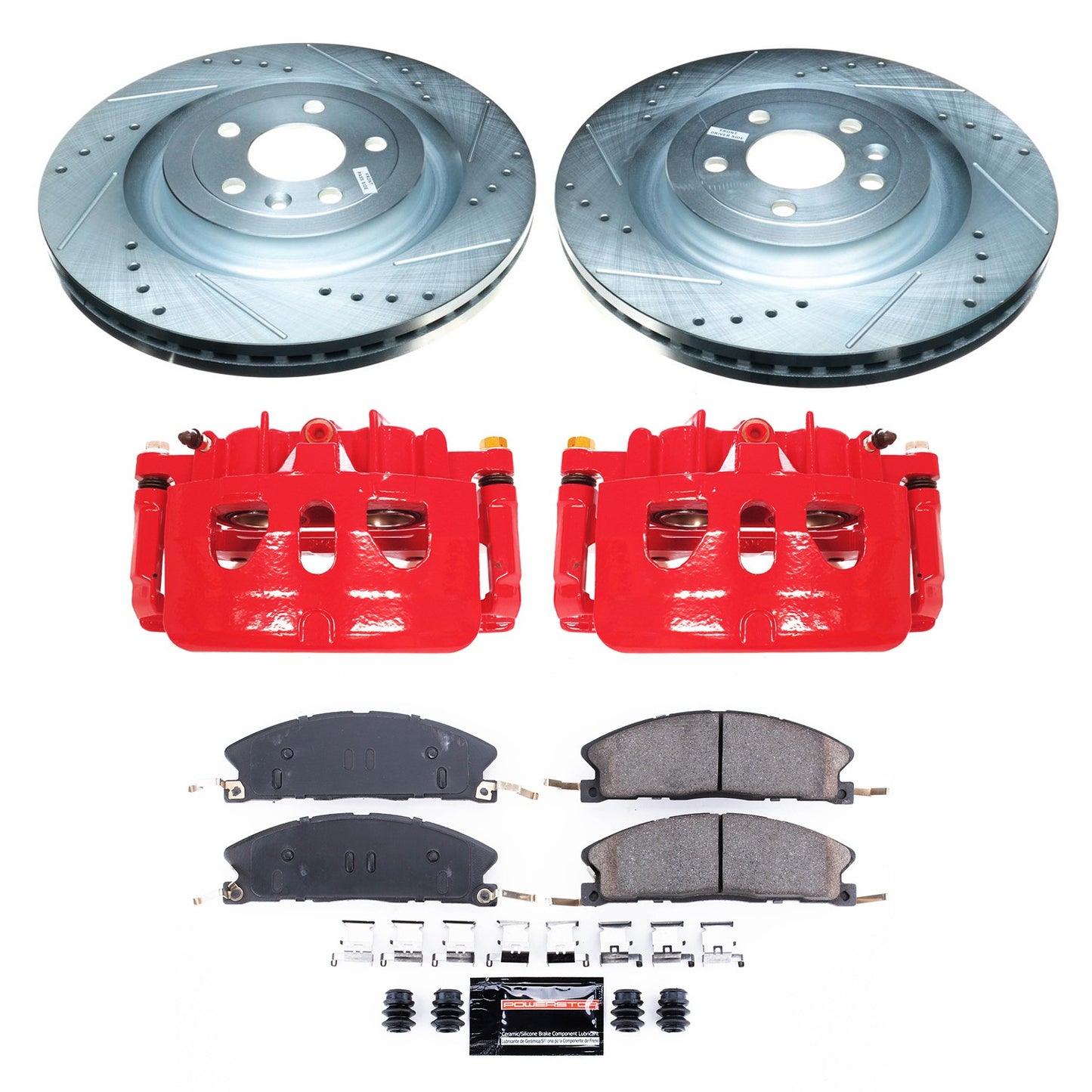 PowerStop Power Stop 13-19 Ford Explorer Z23 Evolution Kit w/ Calipers - Front KC6374