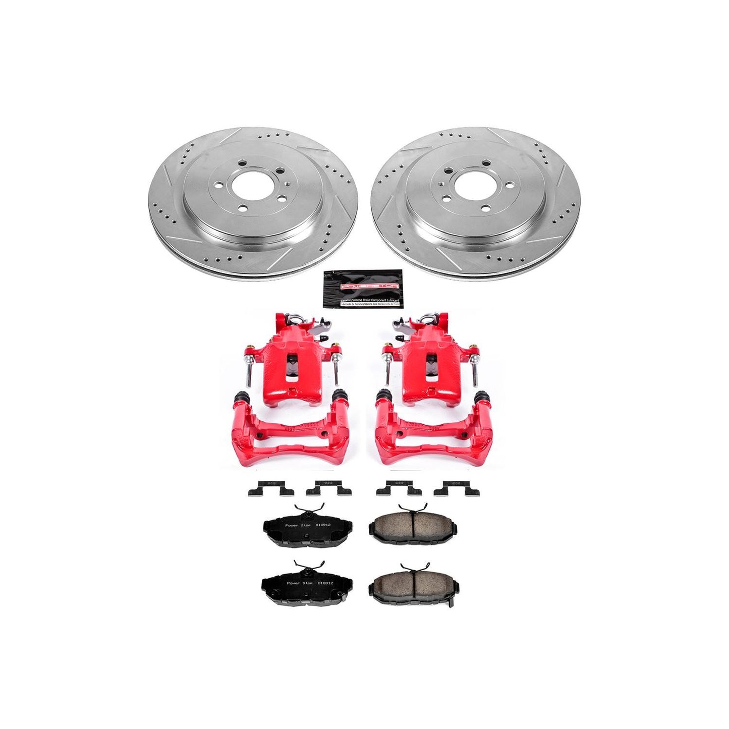 PowerStop Power Stop 13-14 Ford Mustang Z23 Evolution Kit w/ Calipers - Rear KC6402
