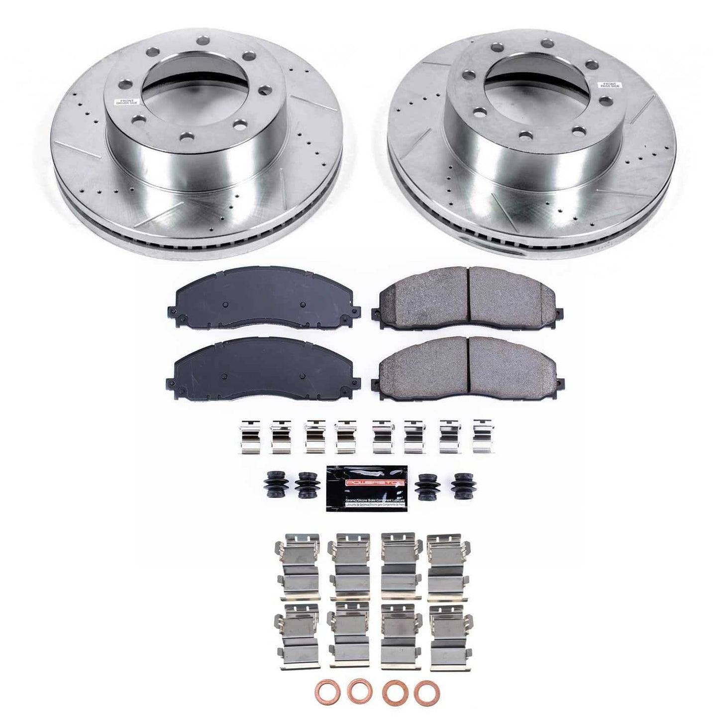 PowerStop Power Stop 13-16 Ford F-450 Super Duty Front Z23 Evolution Kit w/Calipers KC6403