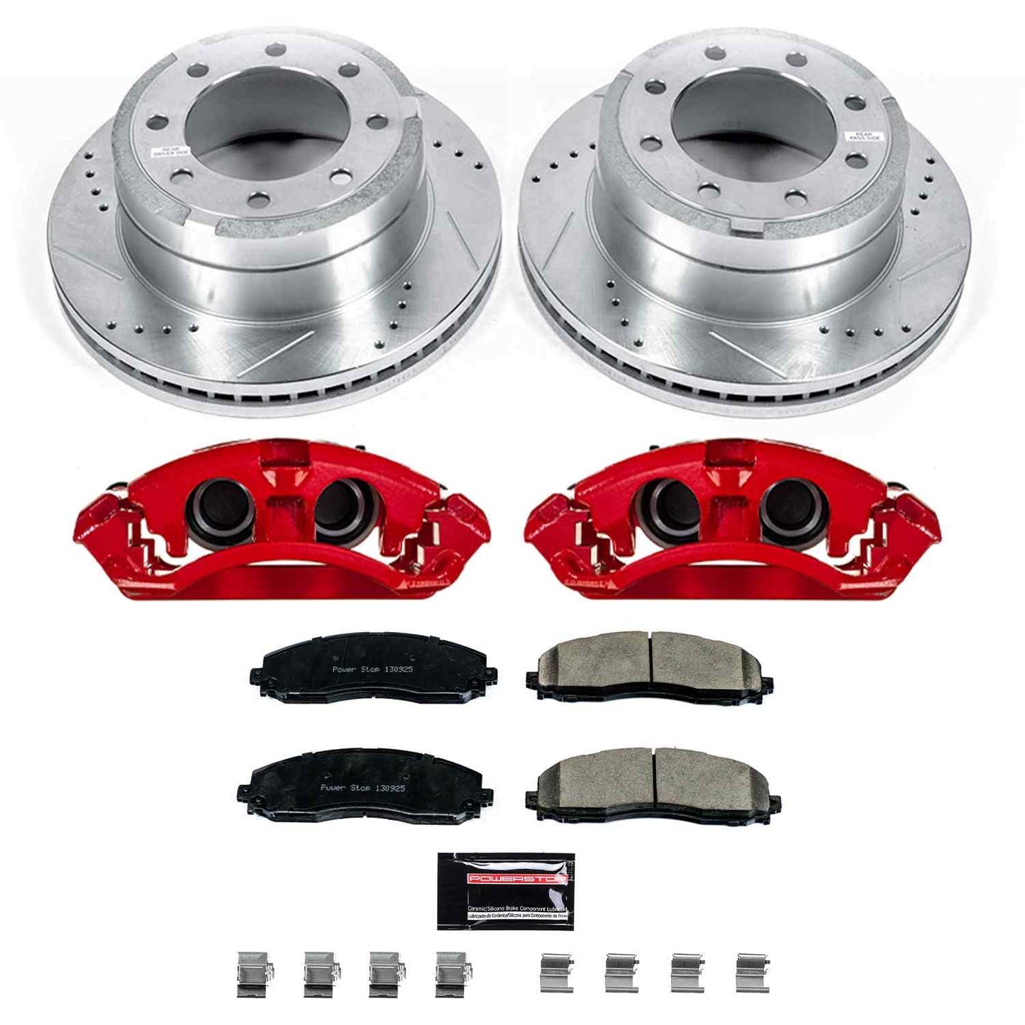PowerStop Power Stop 13-22 Ford F-250 Super Duty Rear Z23 Evolution Kit w/Cals KC6407A