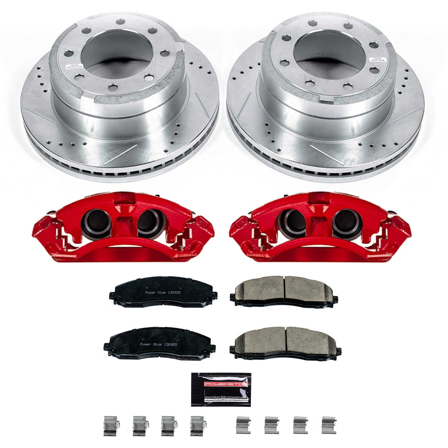 PowerStop Power Stop 13-22 Ford F-250 Super Duty Rear Z23 Evolution Kit w/Cals KC6407A