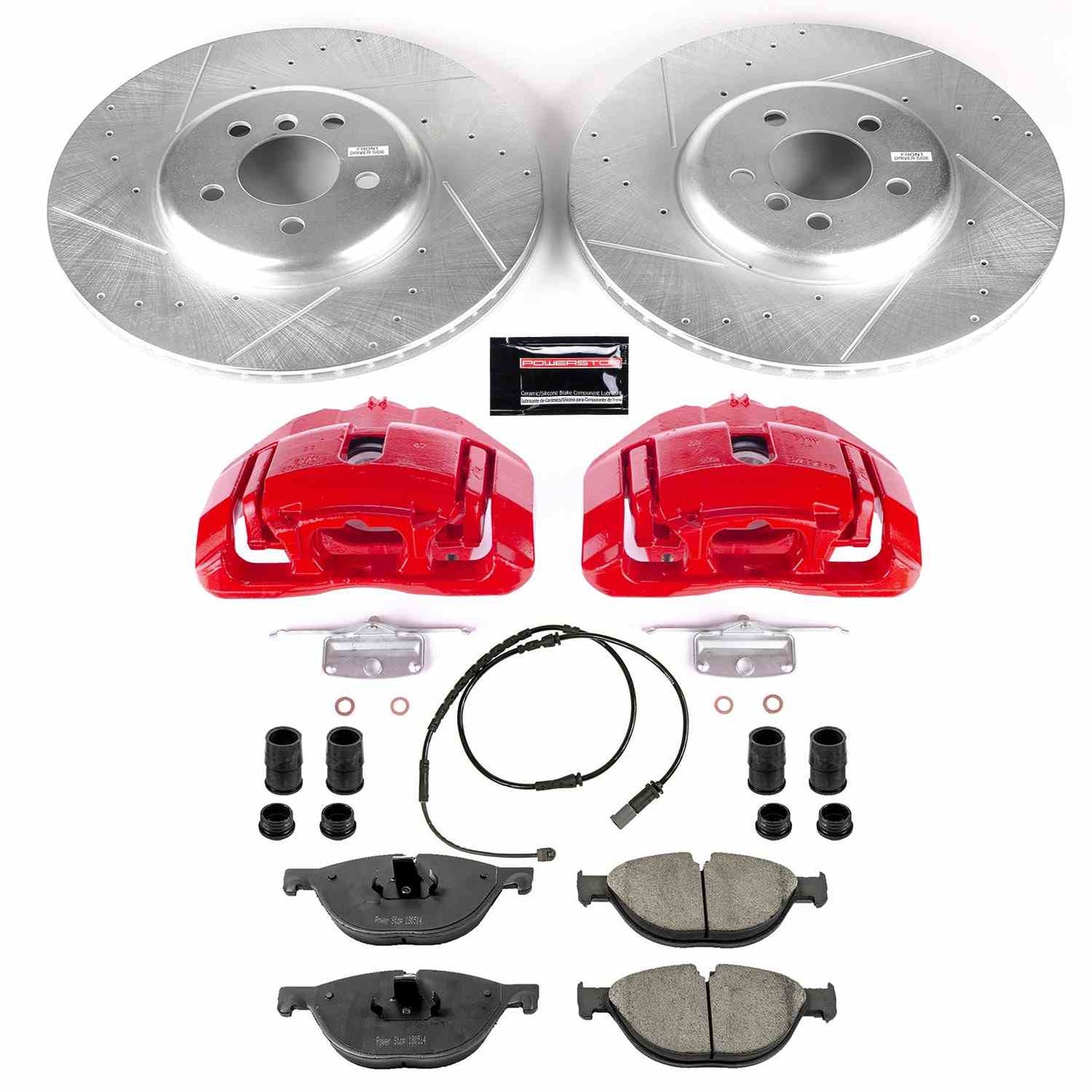 PowerStop Power Stop 10-15 BMW 550i GT Z23 Evolution Kit w/ Calipers - Front KC6414