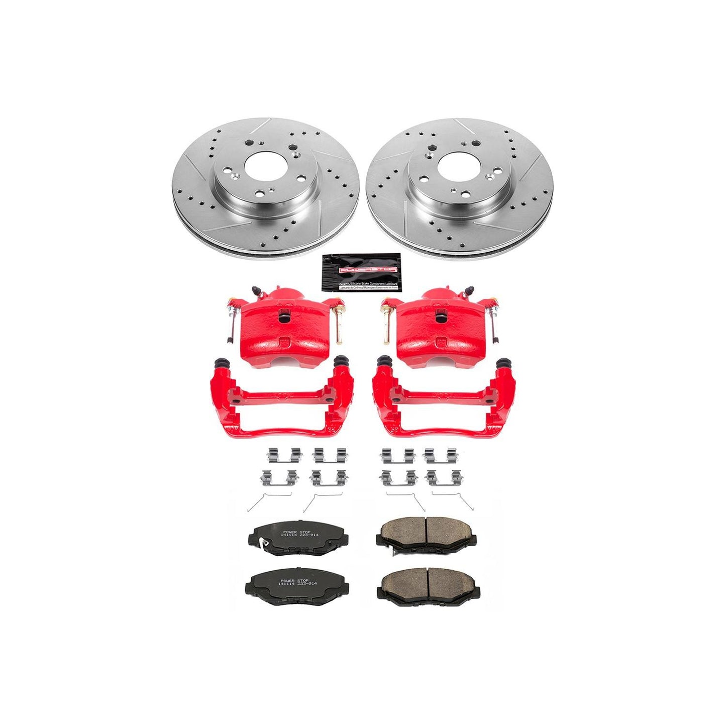 PowerStop Power Stop 2013 Acura ILX Z23 Evolution Kit w/ Calipers - Front KC6490