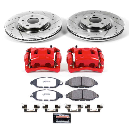 PowerStop Power Stop 2013 Infiniti JX35 Front Z36 Truck & Tow Brake Kit w/Calipers KC6496-36