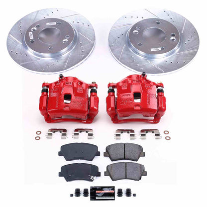 PowerStop Power Stop 11-16 Hyundai Elantra Z23 Evolution Kit w/ Calipers - Front KC6503