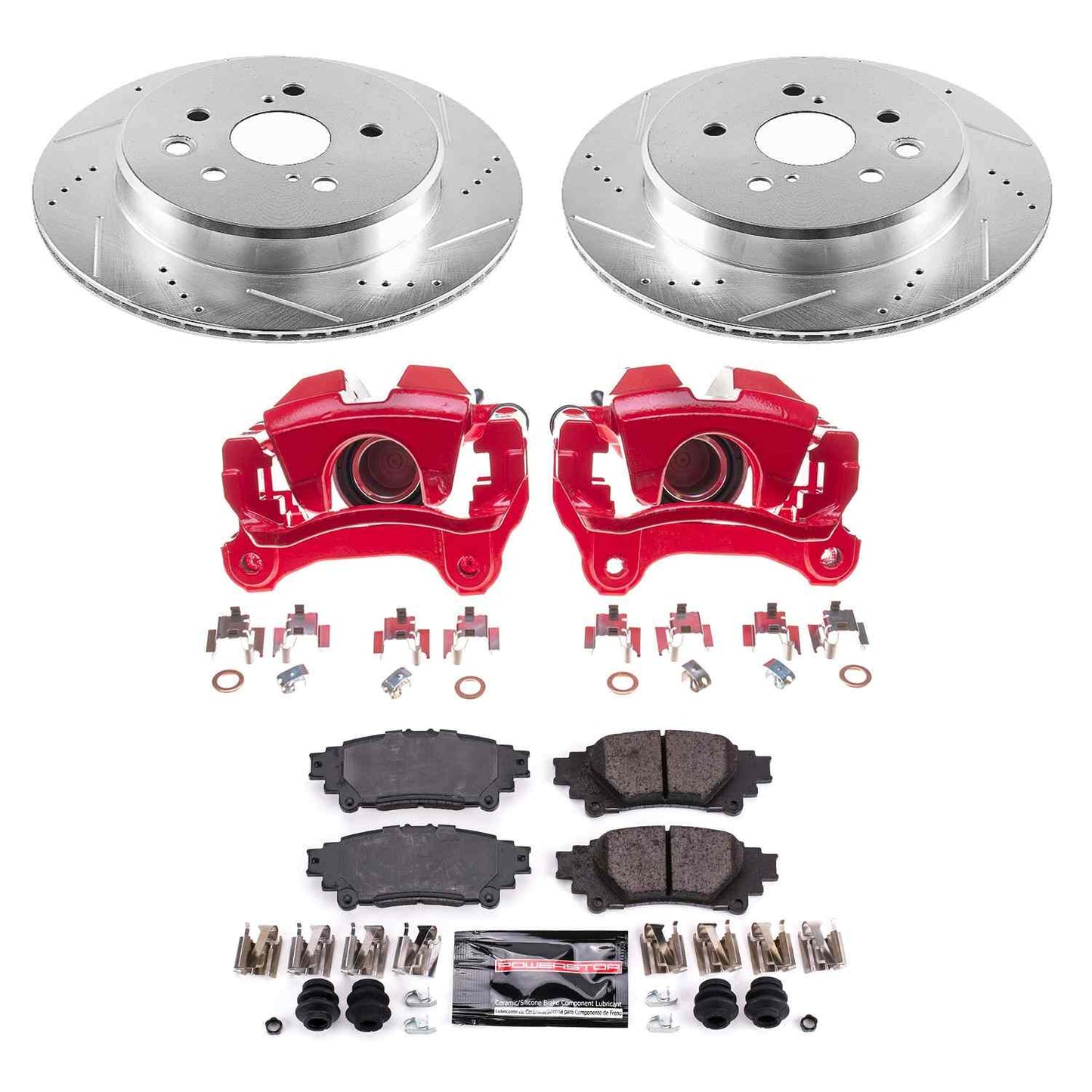 PowerStop Power Stop 19-13 Lexus GS350 Z23 Evolution Kit w/ Calipers - Rear KC6514
