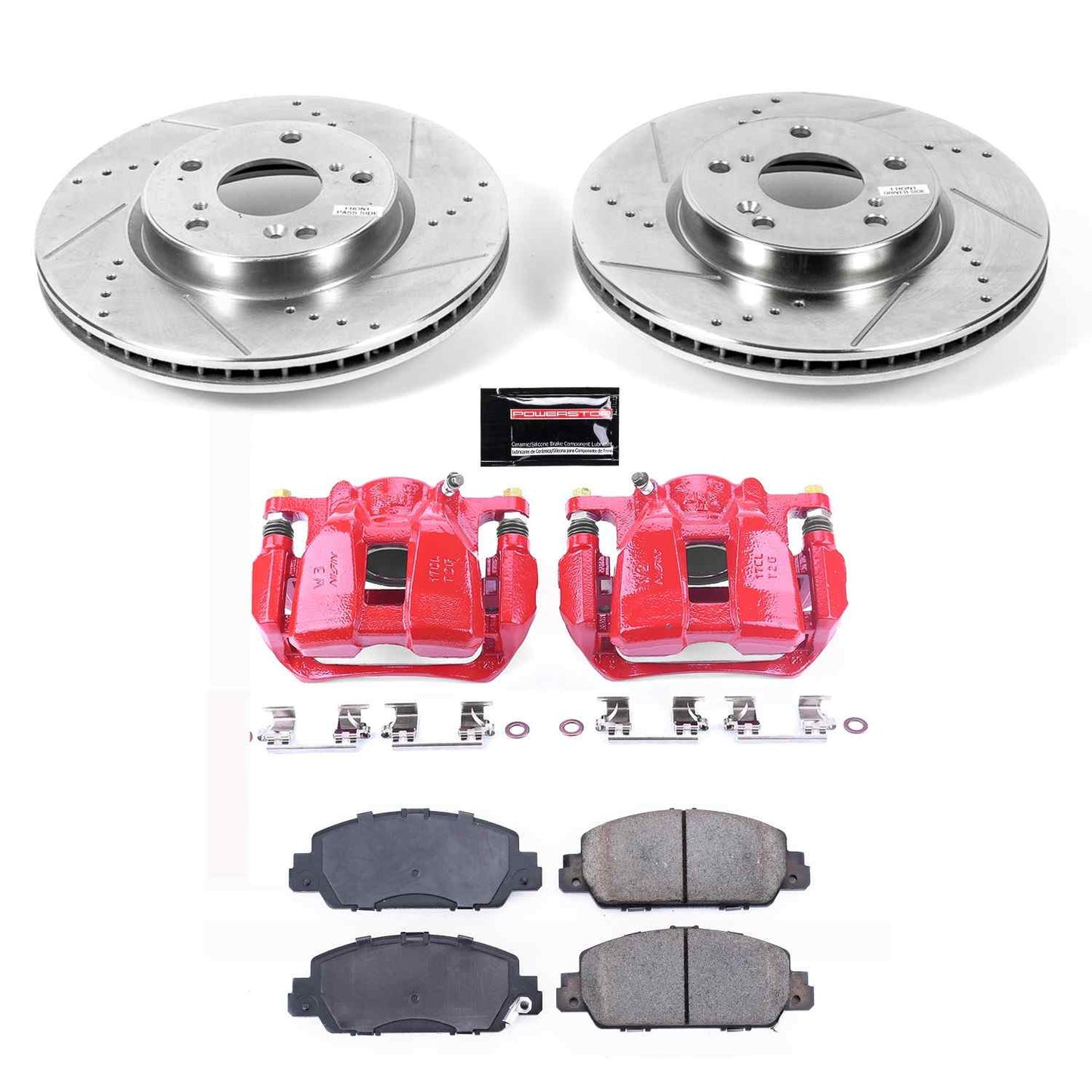 PowerStop Power Stop 13-18 Honda Accord Z23 Evolution Kit w/ Calipers - Front KC6515A