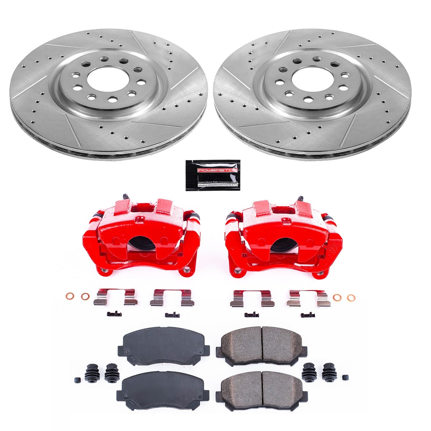 PowerStop Power Stop 15-17 Chrysler 200 Z23 Evolution Kit w/ Calipers - Front KC6538