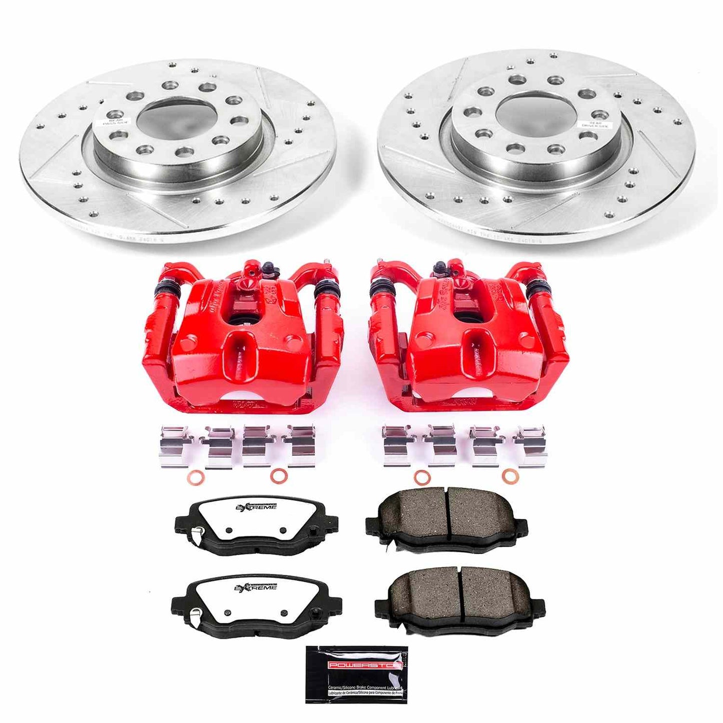 PowerStop Power Stop 15-17 Chrysler 200 Rear Z36 Truck & Tow Brake Kit w/Calipers KC6543-36