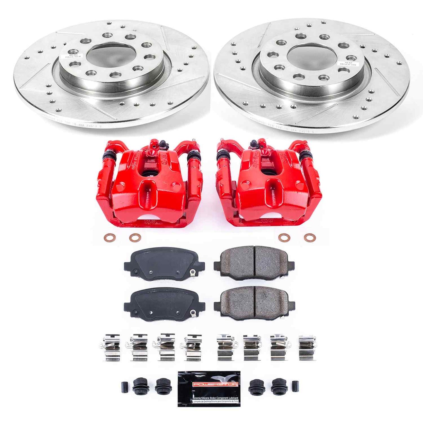 PowerStop Power Stop 15-17 Chrysler 200 Z23 Evolution Kit w/ Calipers - Rear KC6543