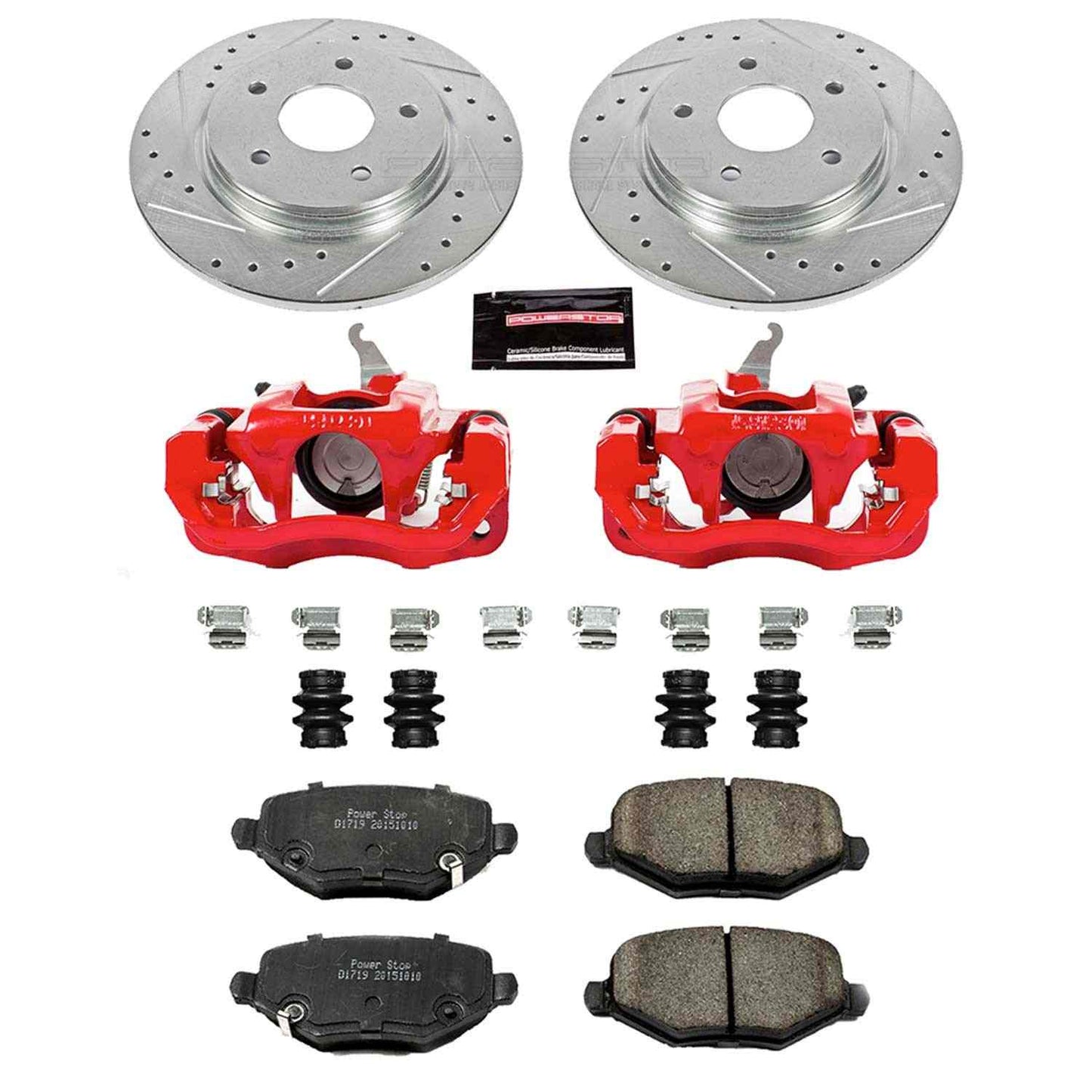PowerStop Power Stop 2013 Dodge Journey Z23 Evolution Kit w/ Calipers - Rear KC6544A
