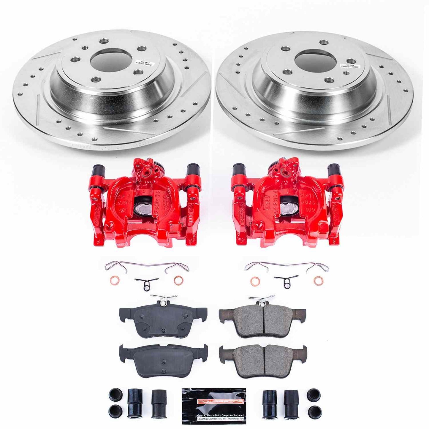 PowerStop Power Stop 13-19 Ford Fusion Z23 Evolution Kit w/ Calipers - Rear KC6559A