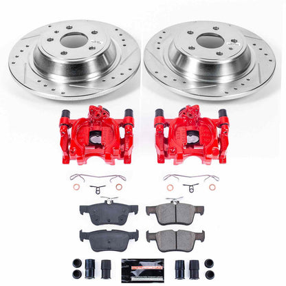 PowerStop Power Stop 13-19 Ford Fusion Z23 Evolution Kit w/ Calipers - Rear KC6559A