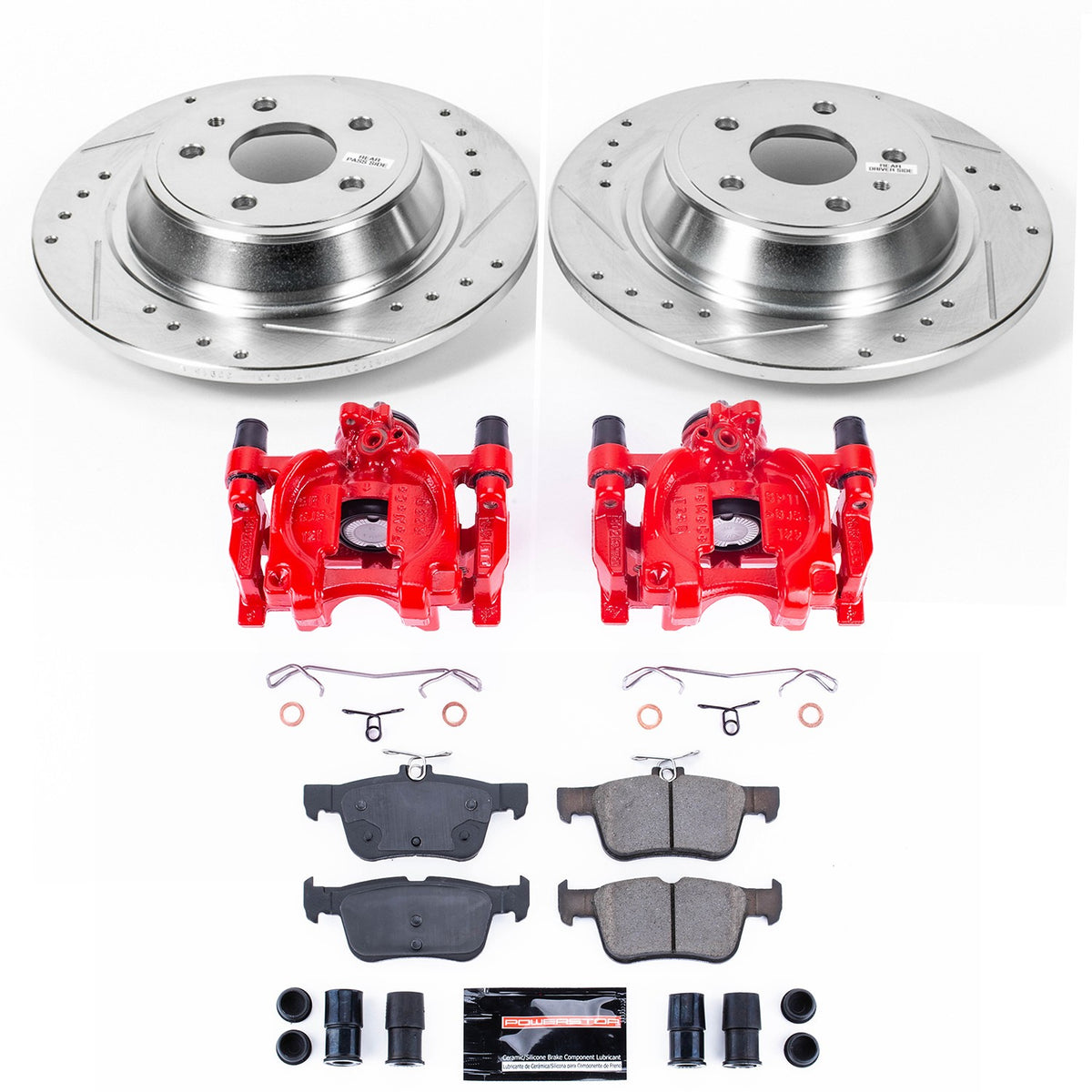 PowerStop Power Stop 13-19 Ford Fusion Z23 Evolution Kit w/ Calipers - Rear KC6559A
