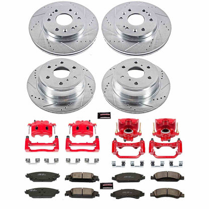 PowerStop Power Stop 15-19 Cadillac Escalade Z23 Evolution Kit w/ Calipers - Front and Rear KC6560