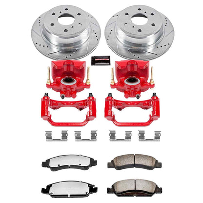 PowerStop Power Stop 15-19 Cadillac Escalade Rear Z36 Truck & Tow Brake Kit w/Calipers KC6562-36