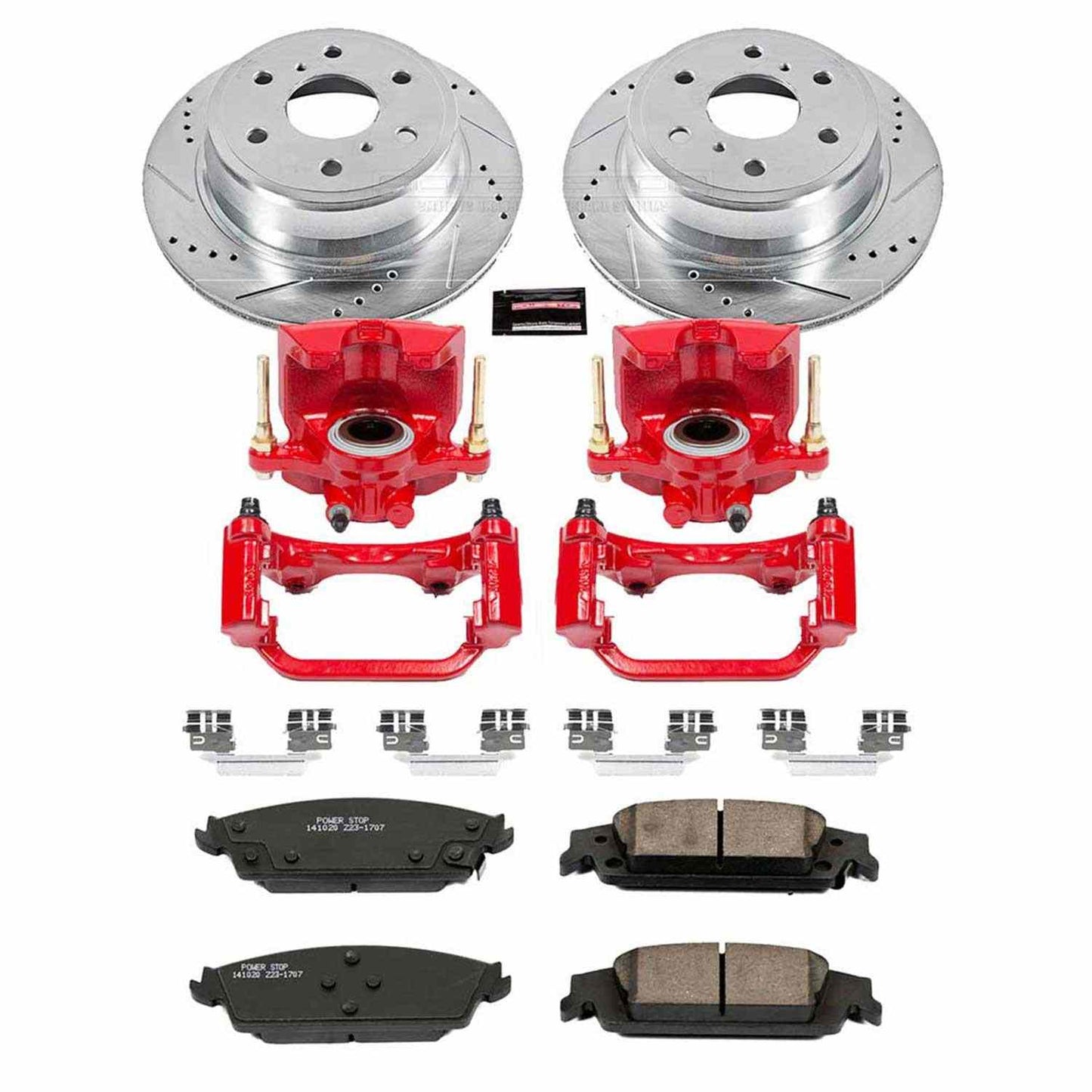 PowerStop Power Stop 15-19 Cadillac Escalade Z23 Evolution Kit w/ Calipers - Rear KC6562