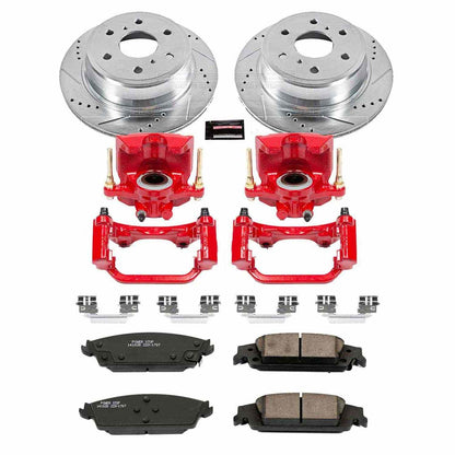 PowerStop Power Stop 15-19 Cadillac Escalade Z23 Evolution Kit w/ Calipers - Rear KC6562