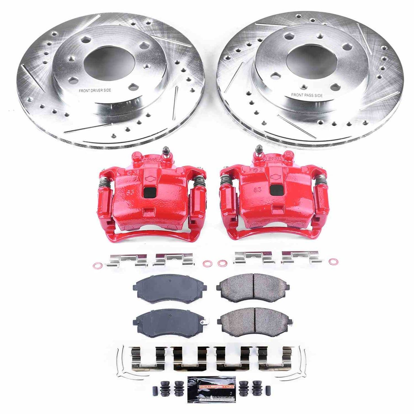 PowerStop Power Stop 00-06 Nissan Sentra Z23 Evolution Kit w/ Calipers - Front KC656A