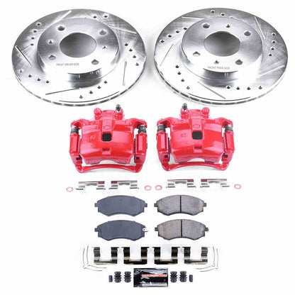 PowerStop Power Stop 00-06 Nissan Sentra Z23 Evolution Kit w/ Calipers - Front KC656A