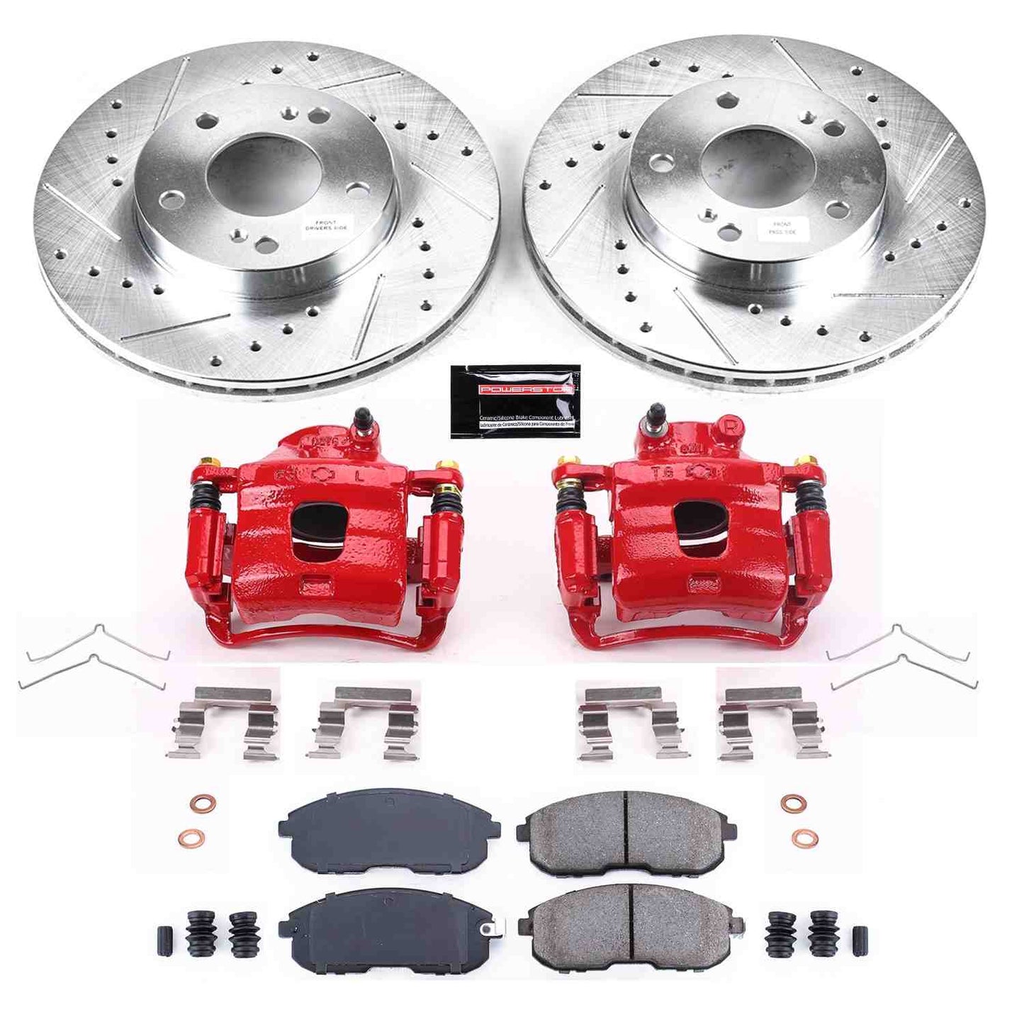 PowerStop Power Stop 96-99 Infiniti I30 Z23 Evolution Kit w/ Calipers - Front KC660