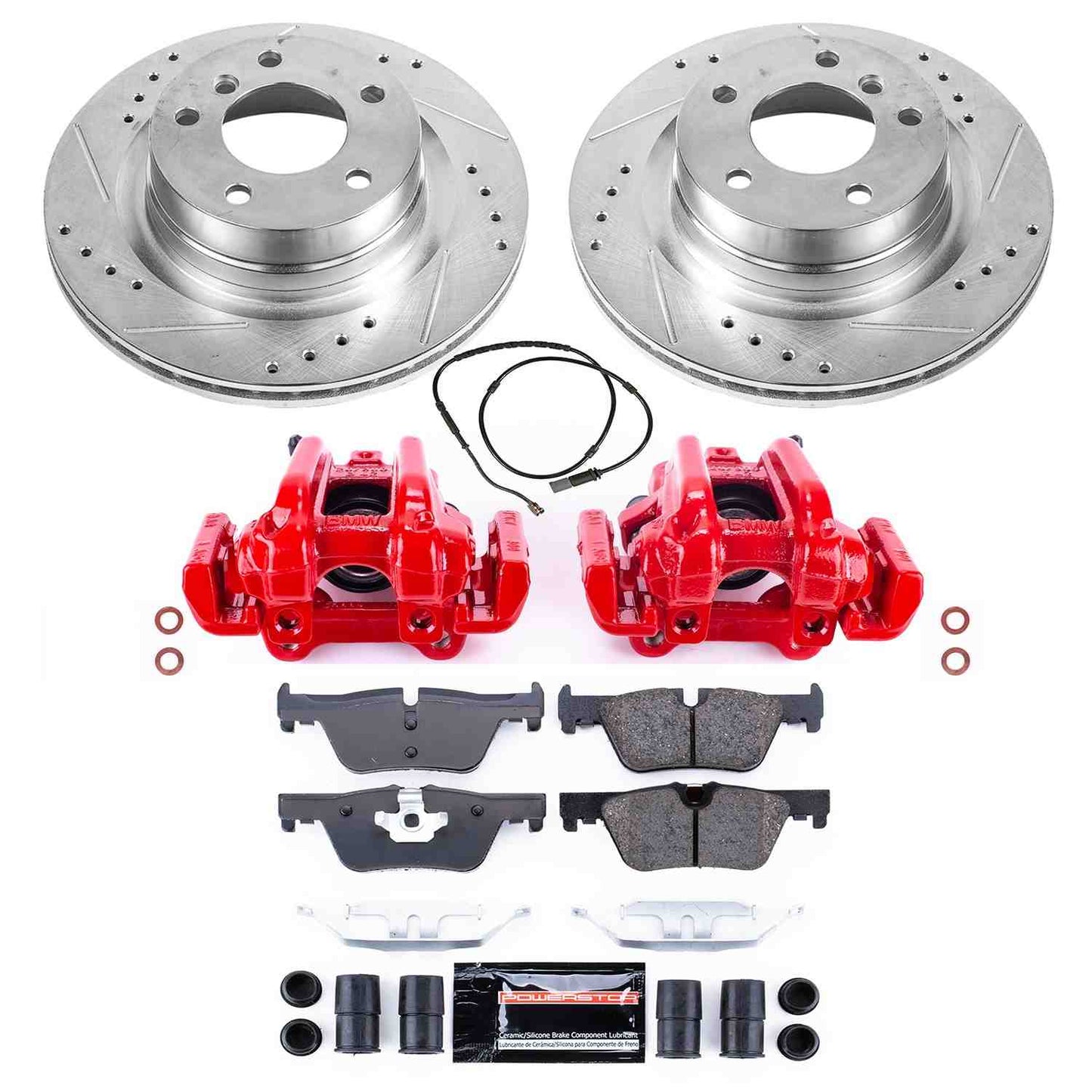PowerStop Power Stop 14-16 BMW 228i Z23 Evolution Kit w/ Calipers - Rear KC6656