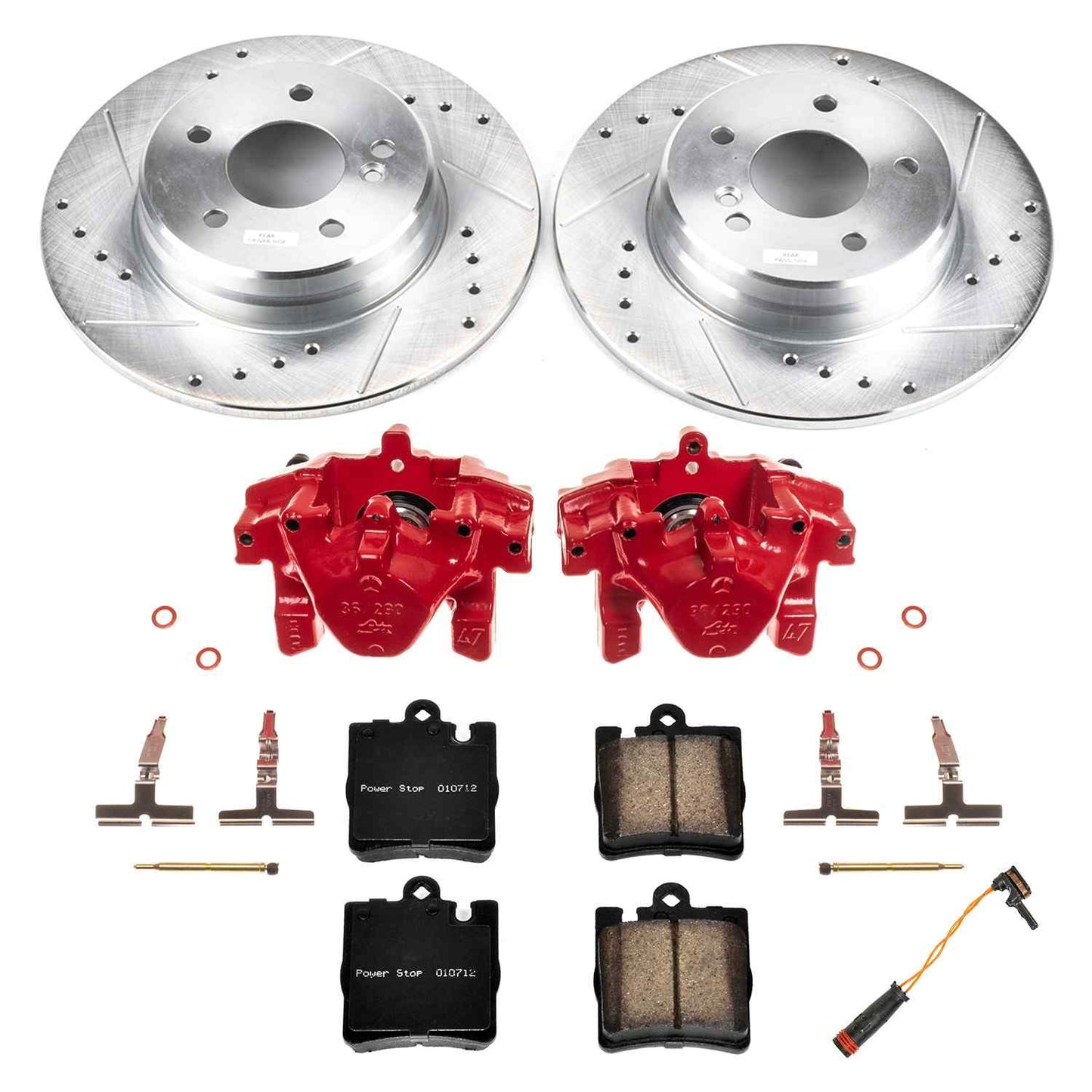 PowerStop Power Stop 03-05 Mercedes-Benz C240 Rear Z23 Evolution Sport Brake Kit w/Calipers KC6698