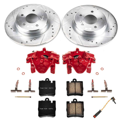 PowerStop Power Stop 03-05 Mercedes-Benz C240 Rear Z23 Evolution Sport Brake Kit w/Calipers KC6698