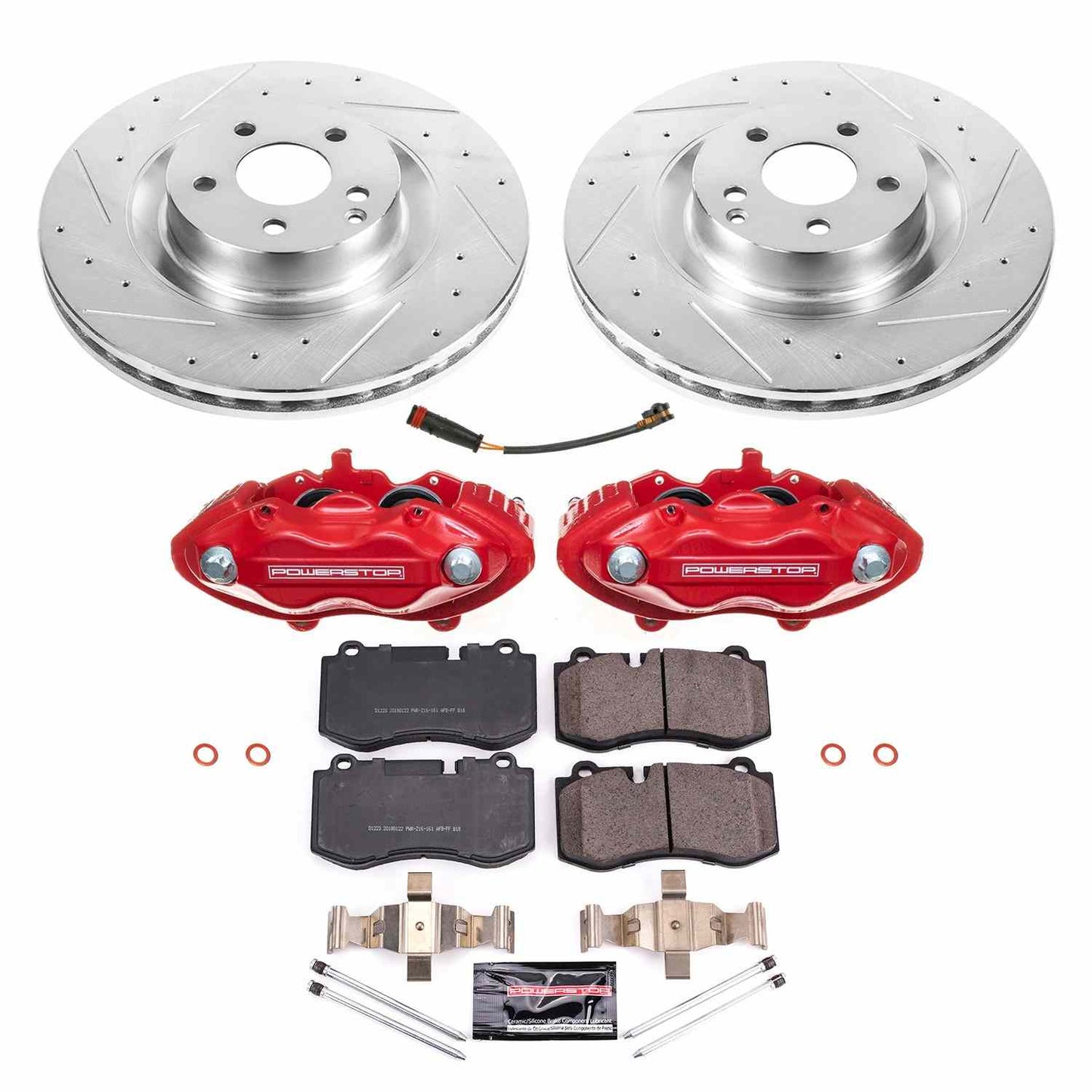 PowerStop Power Stop 07-14 Mercedes-Benz CL600 Z23 Evolution Kit w/ Calipers - Front KC6755