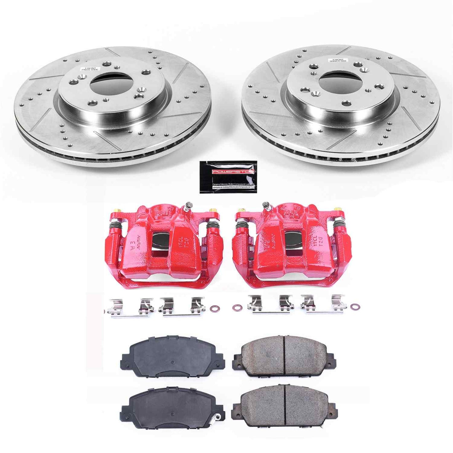 PowerStop Power Stop 2013 Honda Accord Z23 Evolution Kit w/ Calipers - Front KC6777A