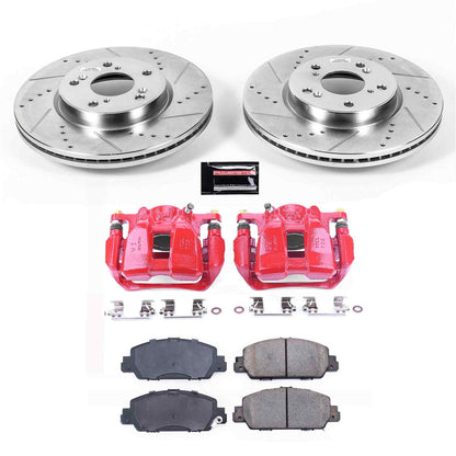 PowerStop Power Stop 2013 Honda Accord Z23 Evolution Kit w/ Calipers - Front KC6777A