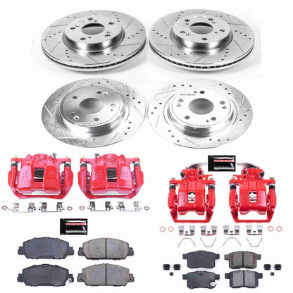 PowerStop Power Stop 2013 Honda Accord Z23 Evolution Kit w/ Calipers - Front and Rear KC6778