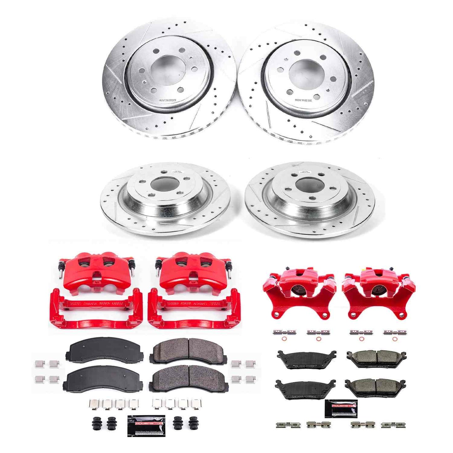 PowerStop Power Stop 15-17 Ford F-150 Z23 Evolution Kit w/ Calipers - Front and Rear KC6803