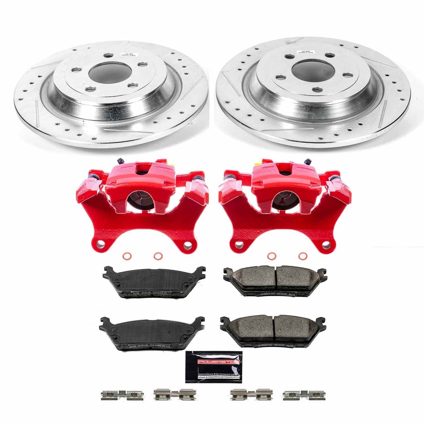PowerStop Power Stop 15-17 Ford F-150 Z23 Evolution Kit w/ Calipers - Rear KC6814