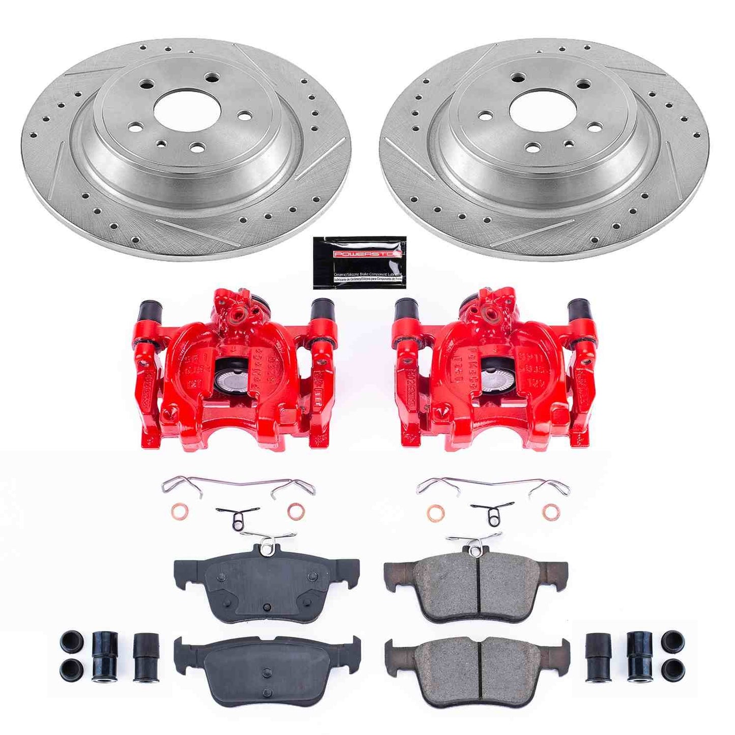 PowerStop Power Stop 13-17 Ford Fusion Z23 Evolution Kit w/ Calipers - Rear KC6817A