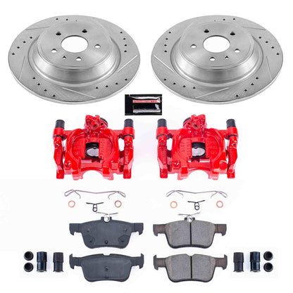 PowerStop Power Stop 13-17 Ford Fusion Z23 Evolution Kit w/ Calipers - Rear KC6817A